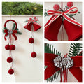 A hanging Christmas ornament decoration designed to be displayed on a tree branch or shop window.